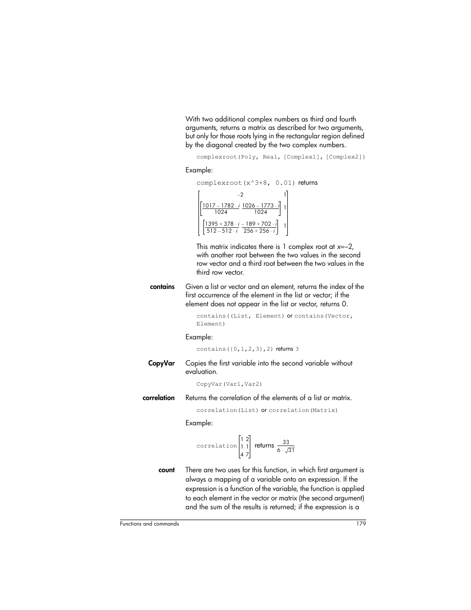 HP Prime Graphing Wireless Calculator User Manual | Page 183 / 334