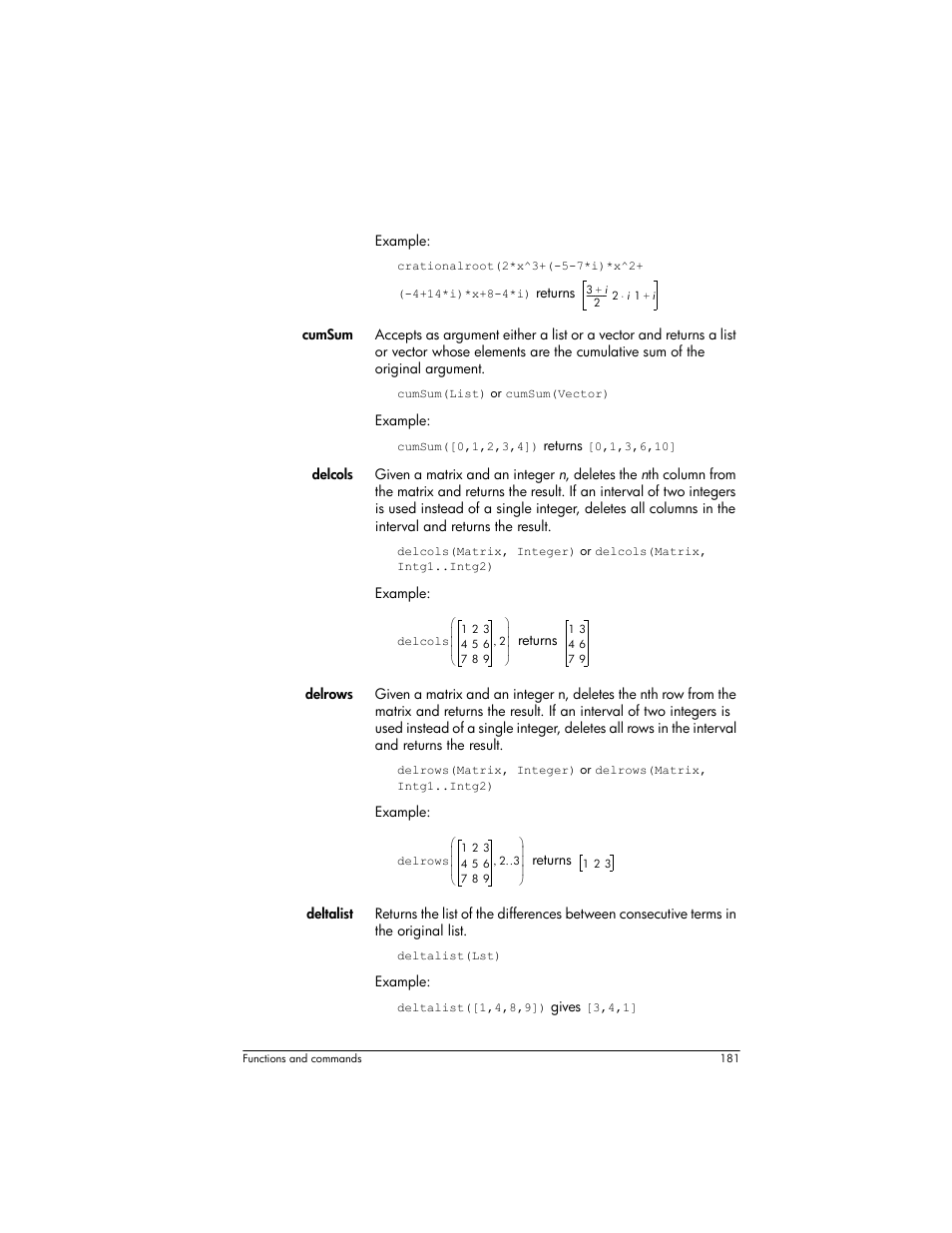 HP Prime Graphing Wireless Calculator User Manual | Page 185 / 334