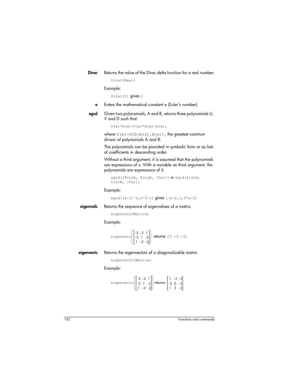 HP Prime Graphing Wireless Calculator User Manual | Page 186 / 334