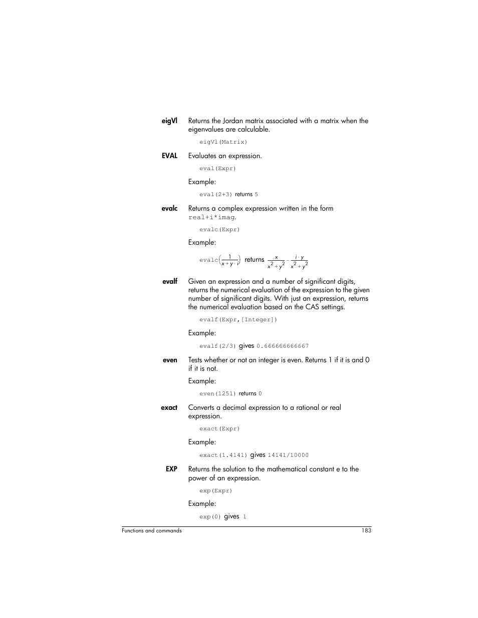 HP Prime Graphing Wireless Calculator User Manual | Page 187 / 334