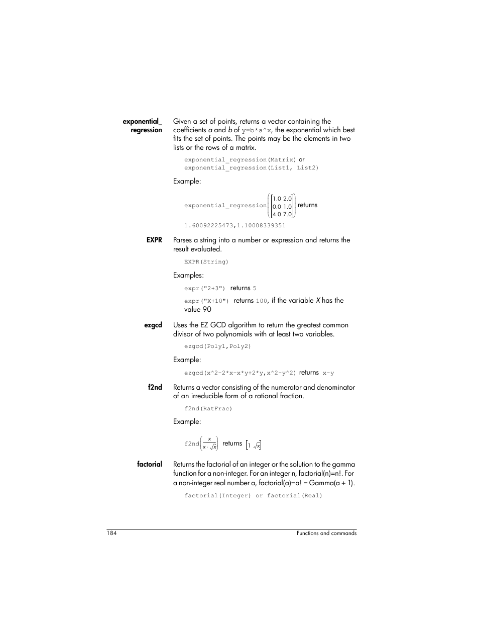 HP Prime Graphing Wireless Calculator User Manual | Page 188 / 334