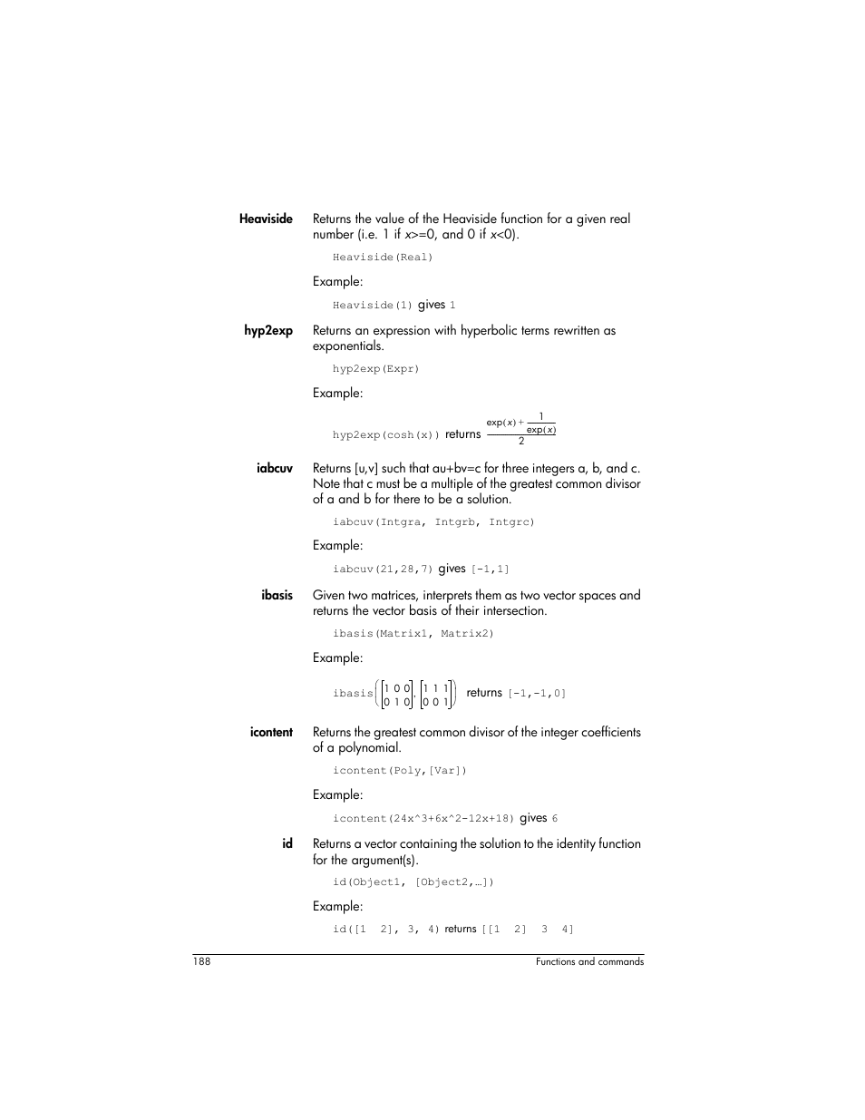 HP Prime Graphing Wireless Calculator User Manual | Page 192 / 334