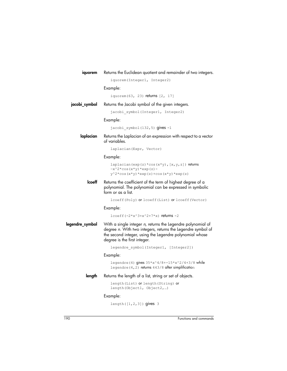 HP Prime Graphing Wireless Calculator User Manual | Page 194 / 334