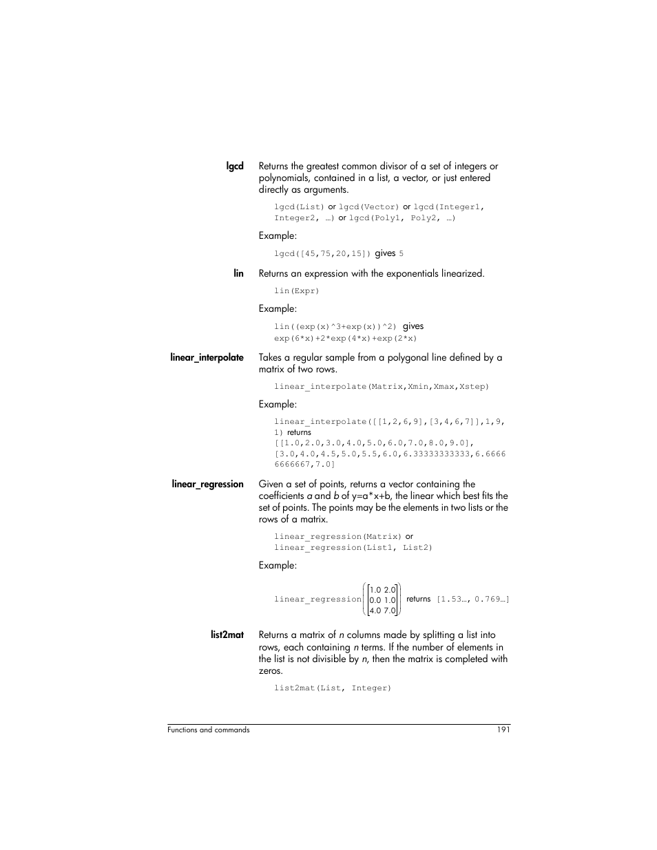 HP Prime Graphing Wireless Calculator User Manual | Page 195 / 334