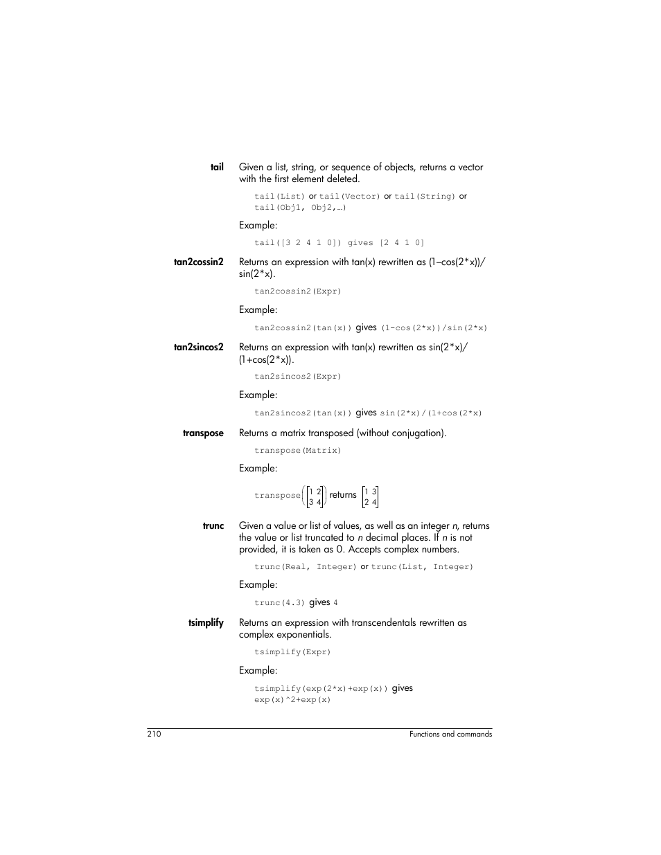 HP Prime Graphing Wireless Calculator User Manual | Page 214 / 334