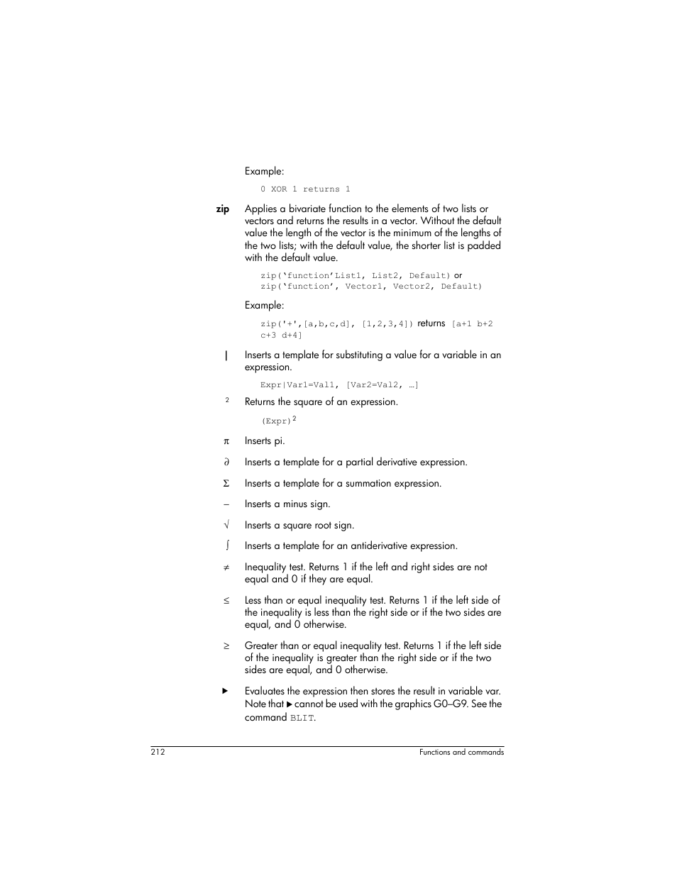 HP Prime Graphing Wireless Calculator User Manual | Page 216 / 334