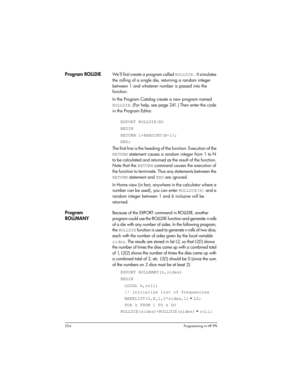 HP Prime Graphing Wireless Calculator User Manual | Page 258 / 334