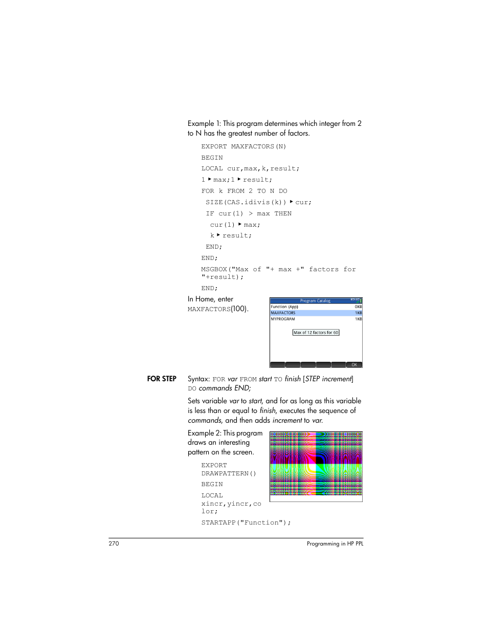 HP Prime Graphing Wireless Calculator User Manual | Page 274 / 334