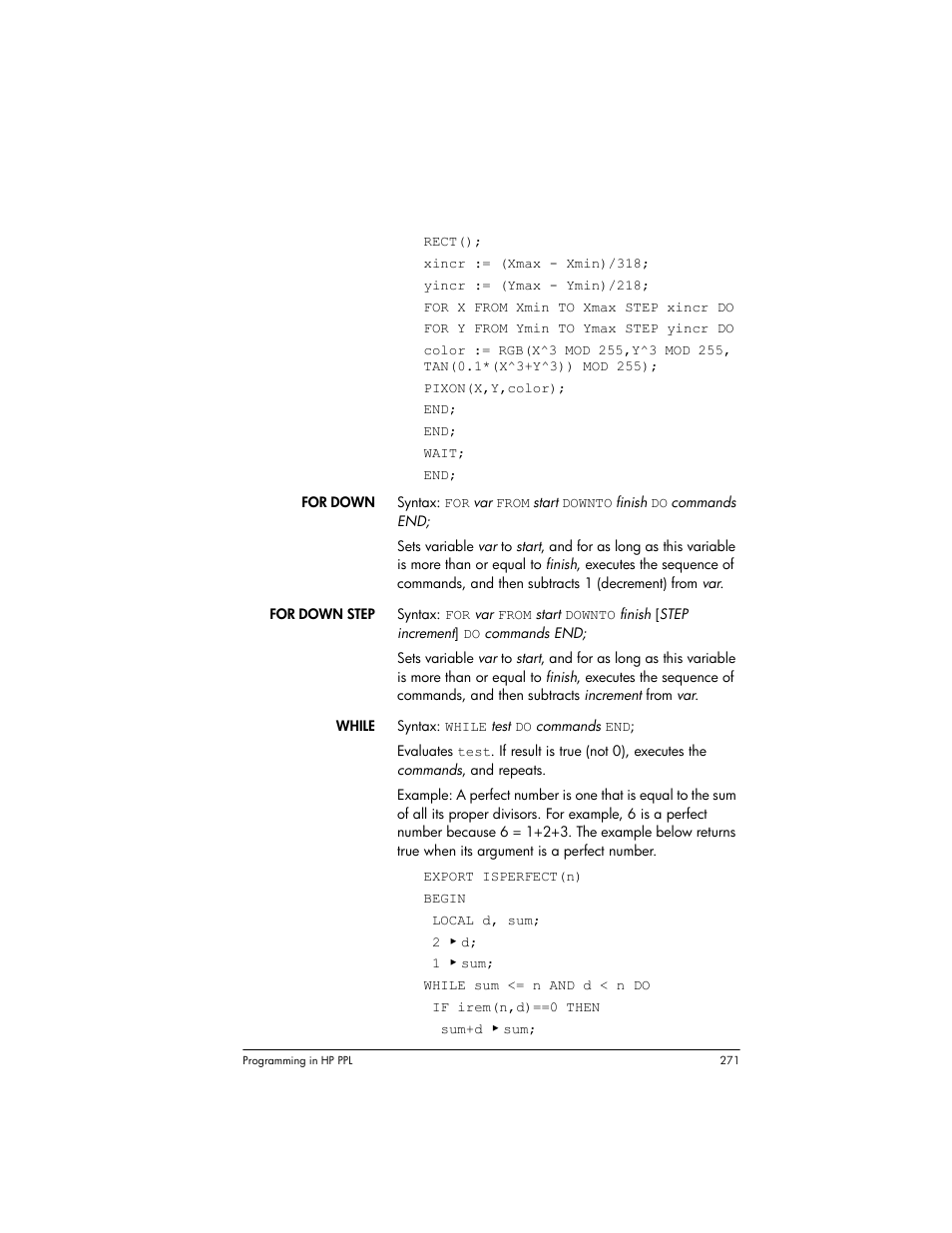 HP Prime Graphing Wireless Calculator User Manual | Page 275 / 334