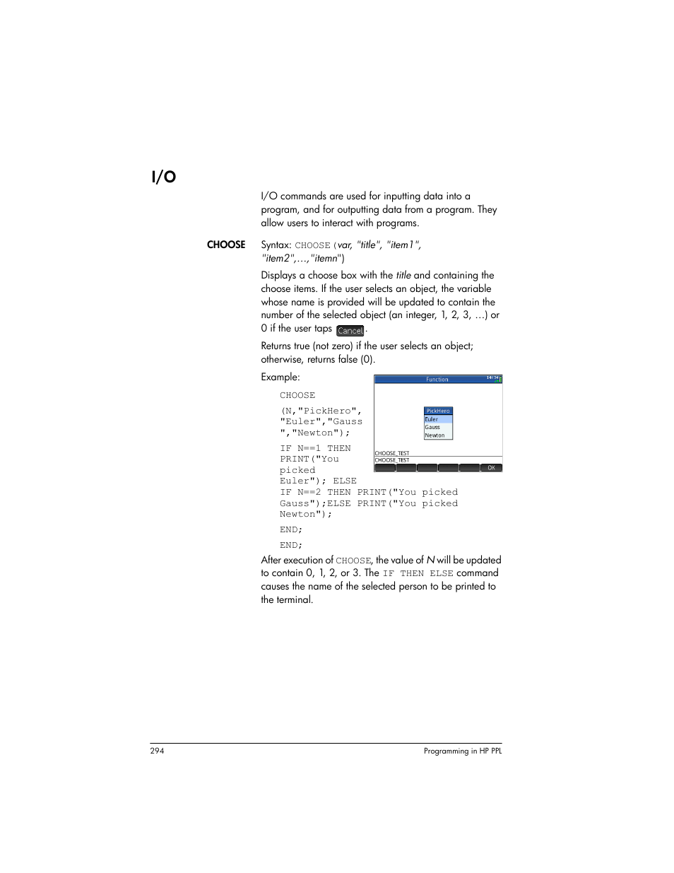 HP Prime Graphing Wireless Calculator User Manual | Page 298 / 334