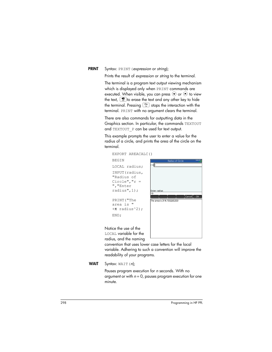 HP Prime Graphing Wireless Calculator User Manual | Page 302 / 334