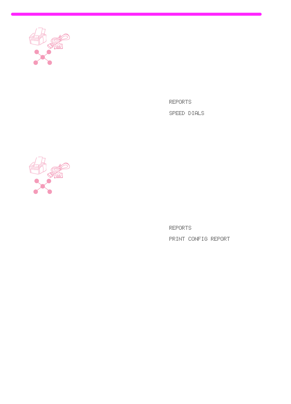 Printing a configuration report | HP LaserJet 3150 All-in-One Printer series User Manual | Page 148 / 286