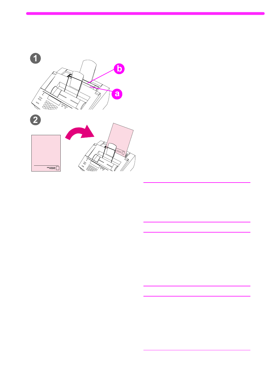 Printing on letterhead and envelopes, 1b a 2 | HP LaserJet 3150 All-in-One Printer series User Manual | Page 59 / 286