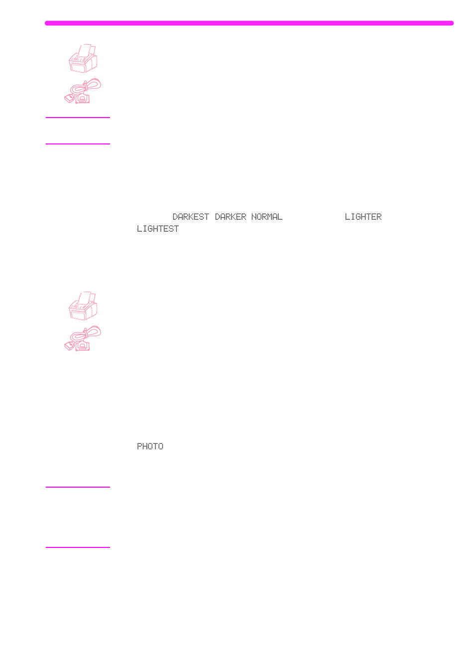 Adjusting the contrast, Adjusting the resolution | HP LaserJet 3150 All-in-One Printer series User Manual | Page 75 / 286