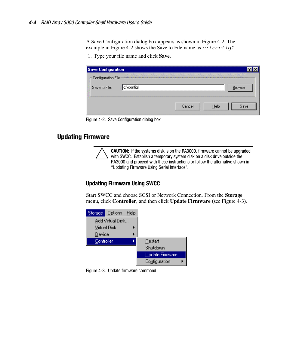 Updating firmware | HP StorageWorks 3000 RAID Array User Manual | Page 102 / 112