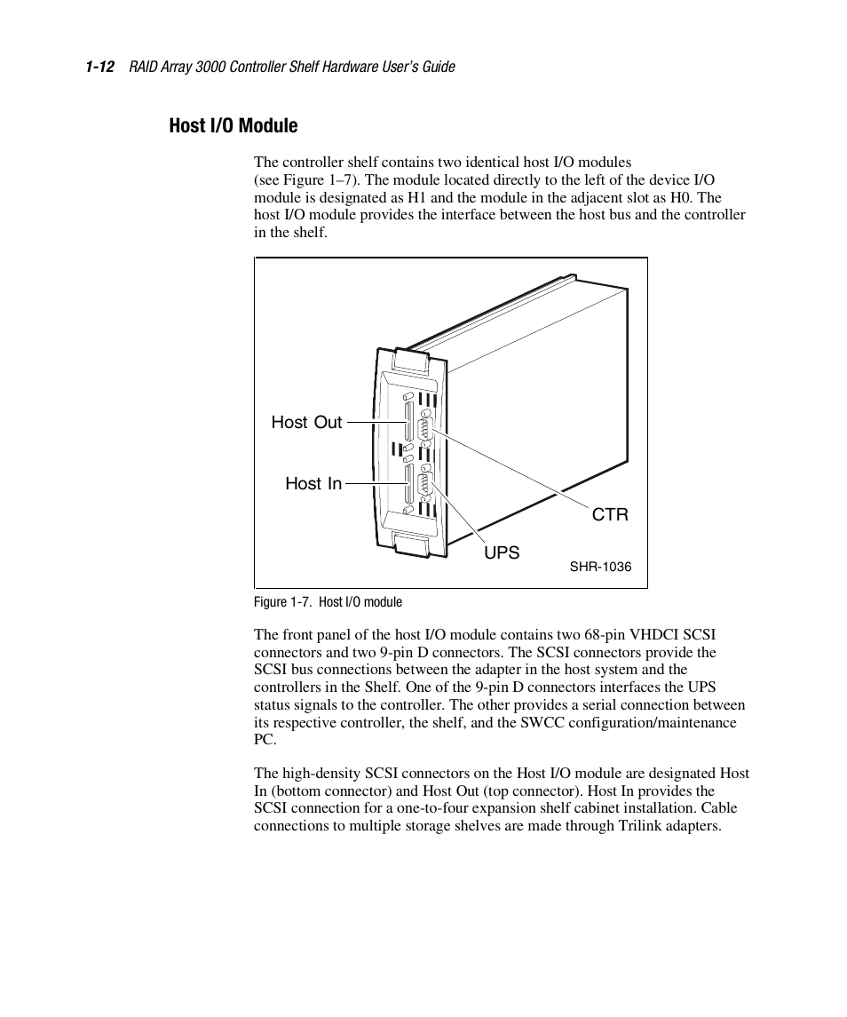 Host i/o module | HP StorageWorks 3000 RAID Array User Manual | Page 28 / 112