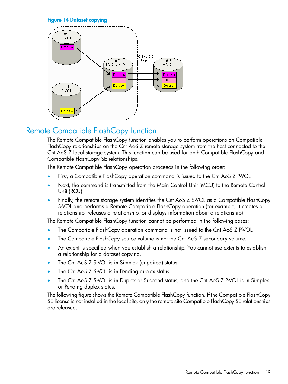 Remote compatible flashcopy function | HP XP7 Storage User Manual | Page 19 / 123