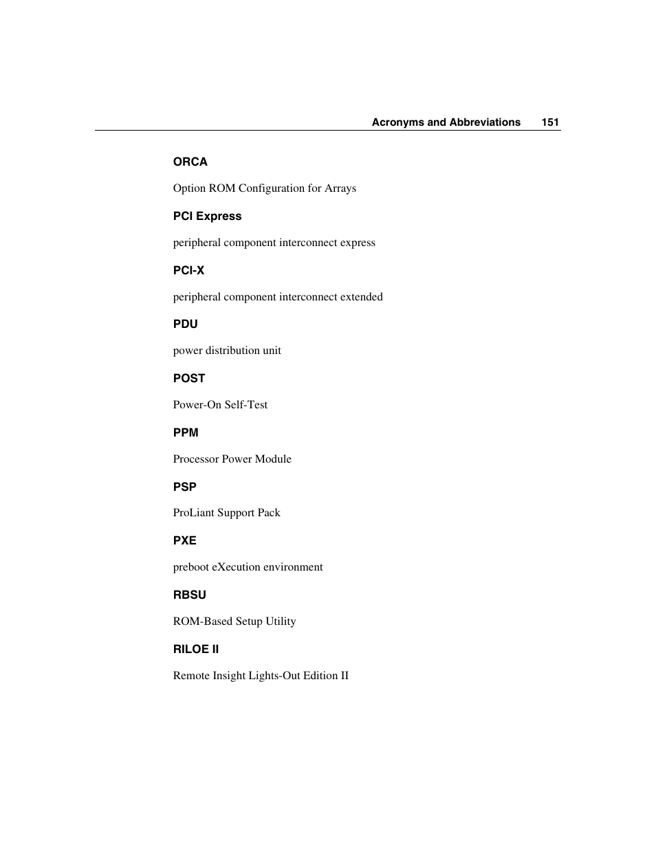 HP ProLiant ML350 G4 Server User Manual | Page 151 / 156