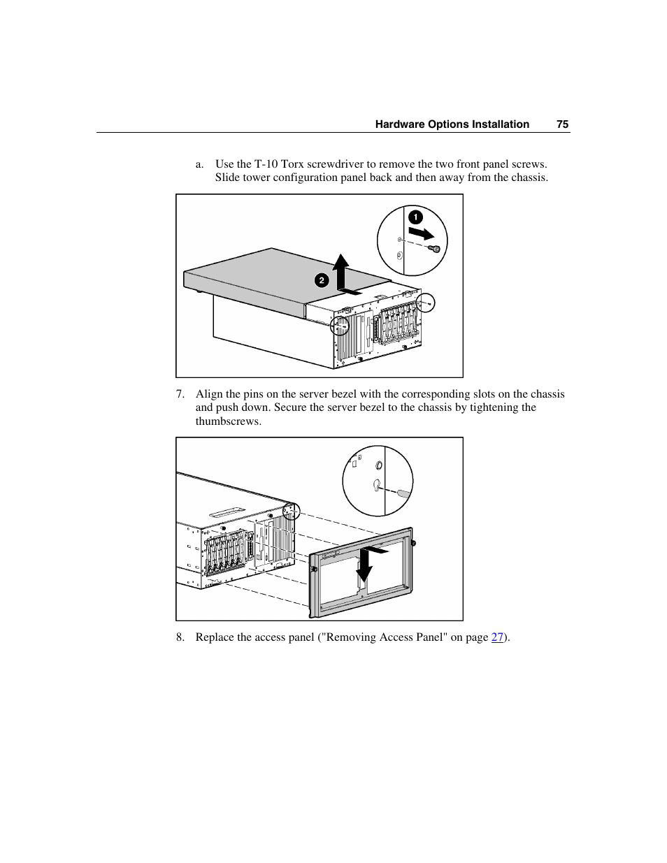 HP ProLiant ML350 G4 Server User Manual | Page 75 / 156