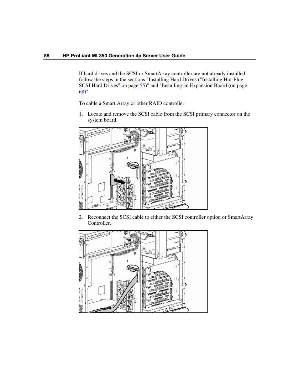 HP ProLiant ML350 G4 Server User Manual | Page 88 / 156