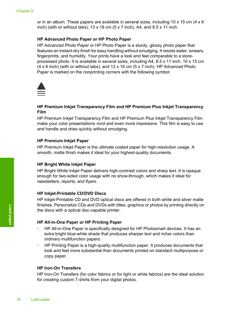 HP Photosmart D5345 Printer User Manual | Page 17 / 149