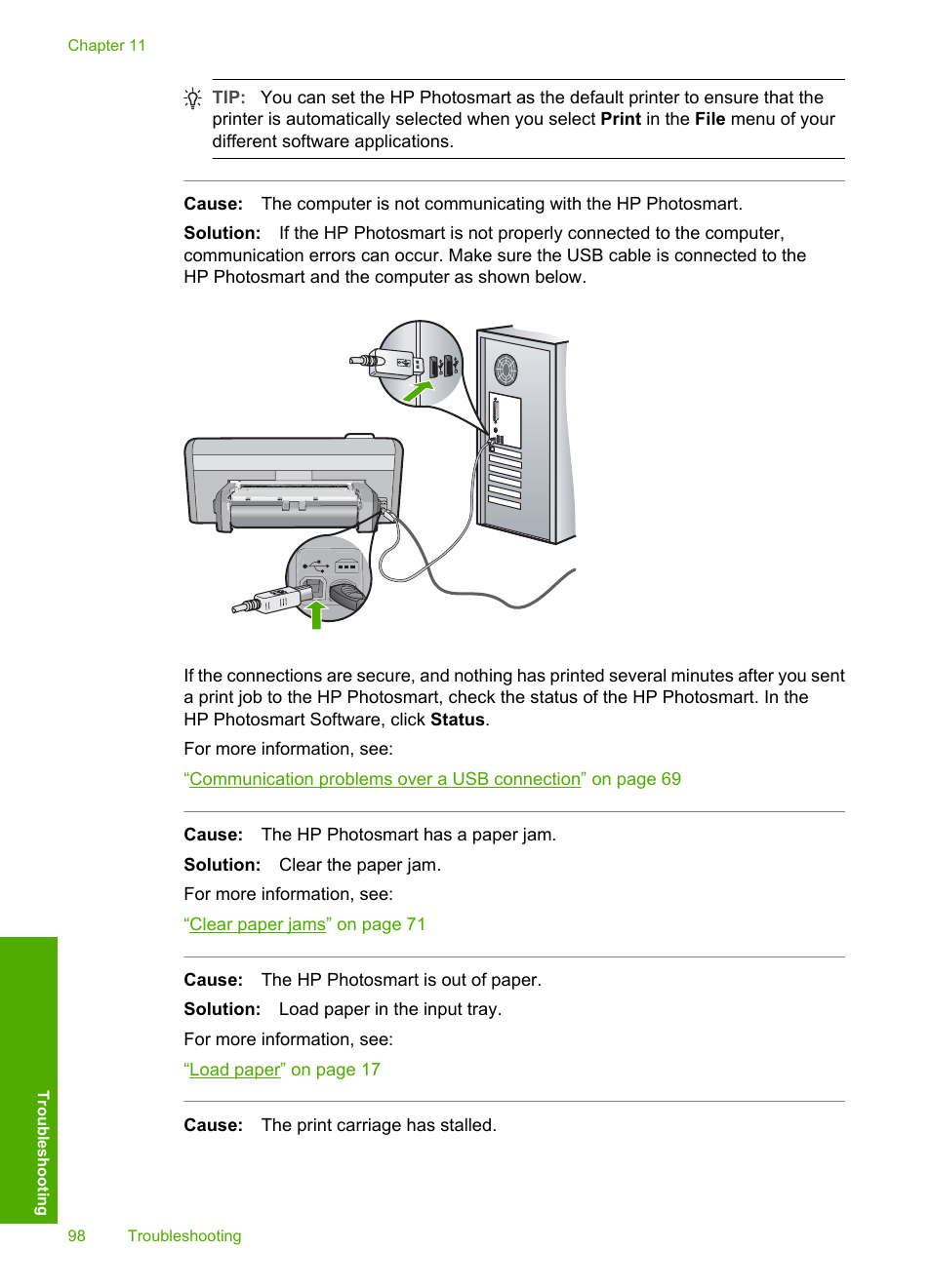 HP Photosmart D5345 Printer User Manual | Page 99 / 149