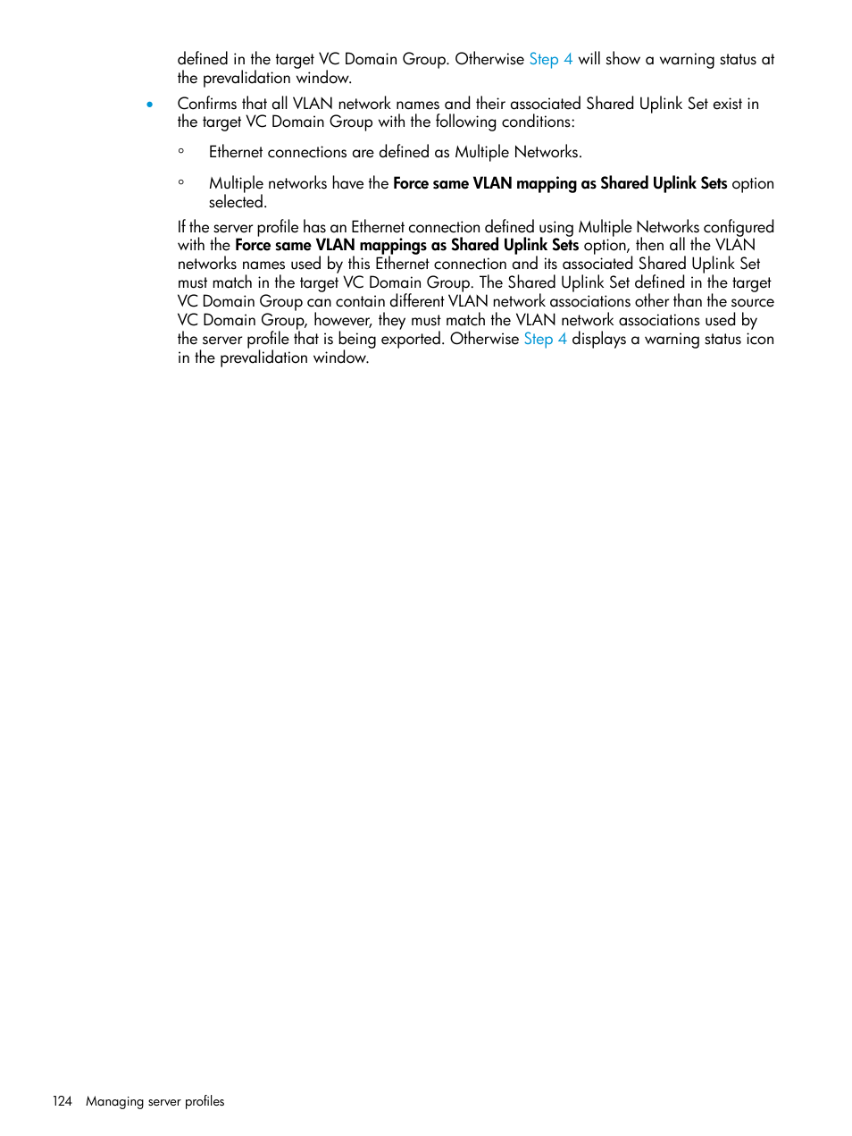 HP Virtual Connect Enterprise Manager Software User Manual | Page 124 / 195