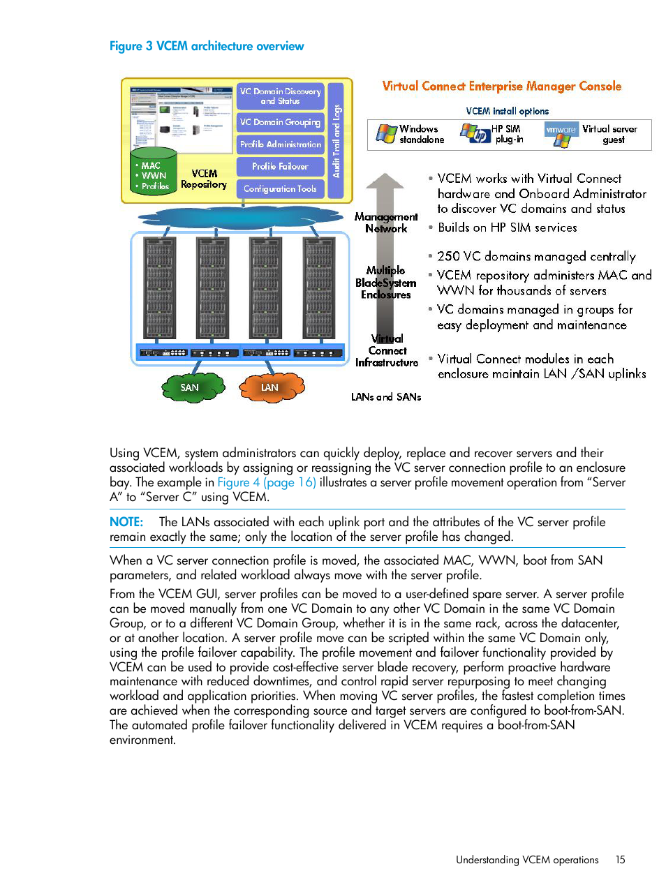 HP Virtual Connect Enterprise Manager Software User Manual | Page 15 / 195