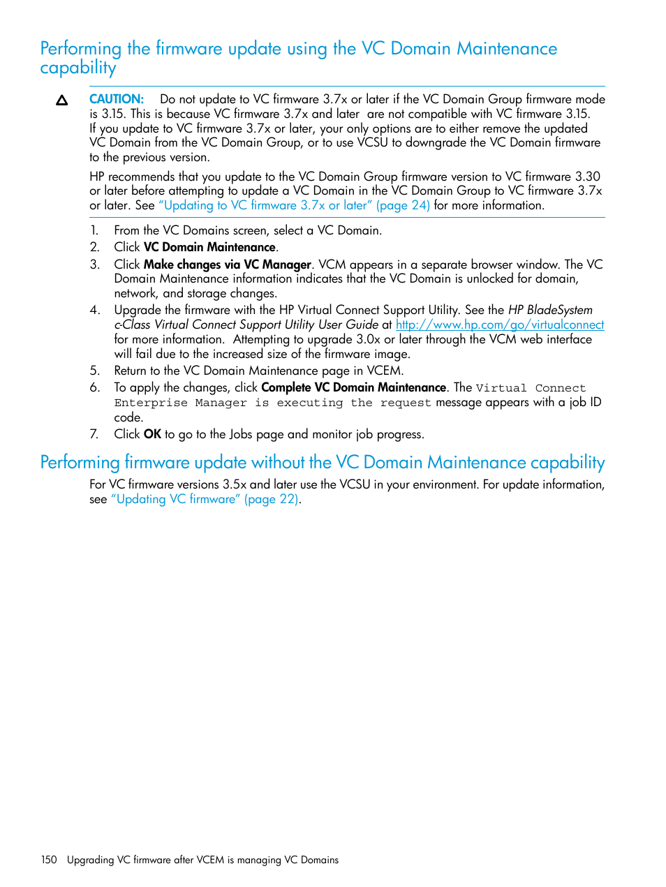 HP Virtual Connect Enterprise Manager Software User Manual | Page 150 / 195