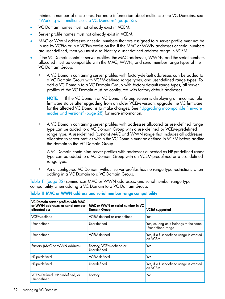 HP Virtual Connect Enterprise Manager Software User Manual | Page 32 / 195