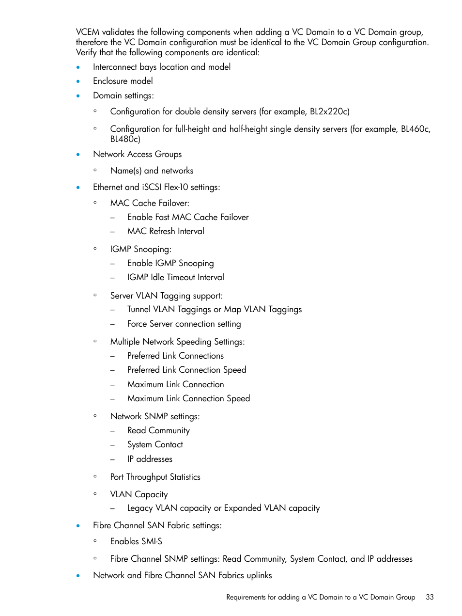 HP Virtual Connect Enterprise Manager Software User Manual | Page 33 / 195