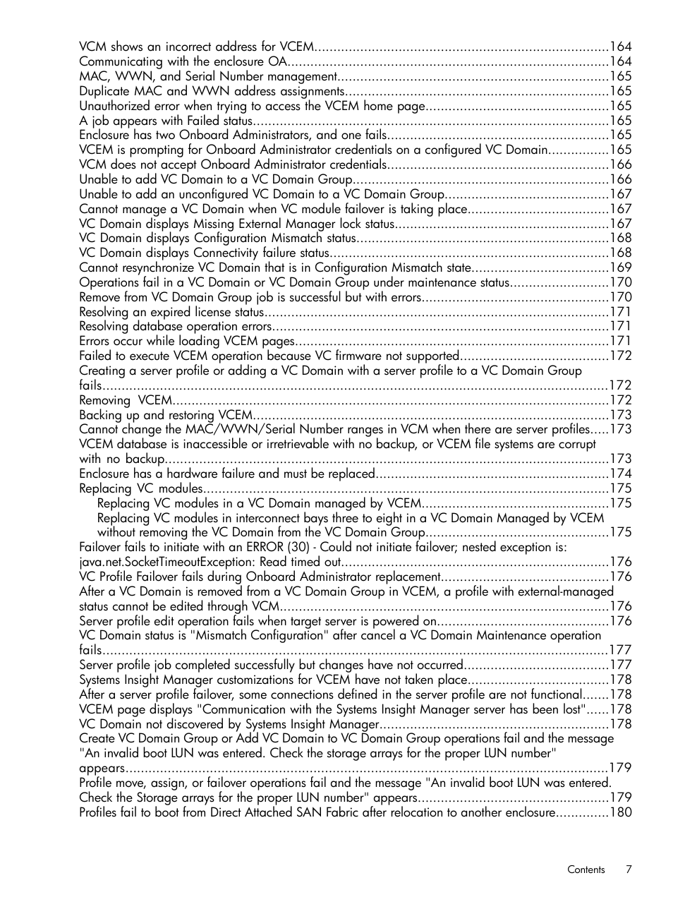 HP Virtual Connect Enterprise Manager Software User Manual | Page 7 / 195