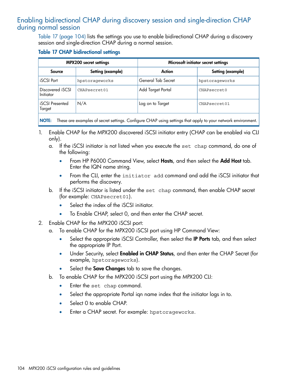 HP MPX200 Multifunction Router User Manual | Page 104 / 258
