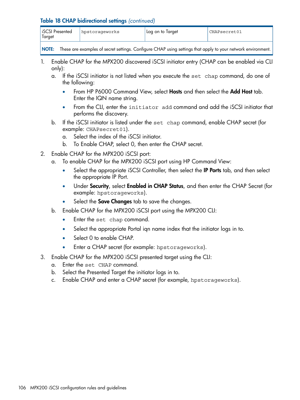 HP MPX200 Multifunction Router User Manual | Page 106 / 258