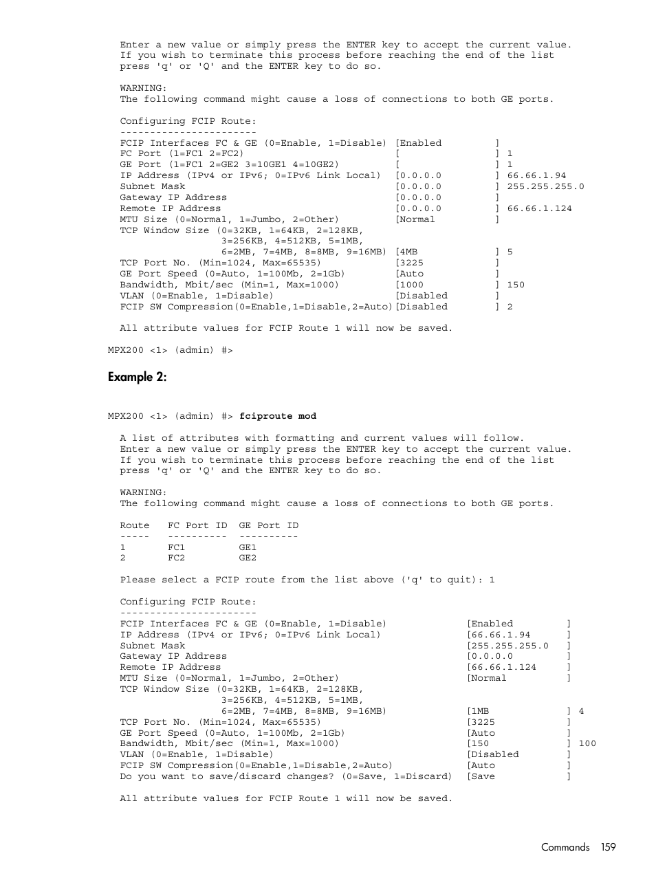 HP MPX200 Multifunction Router User Manual | Page 159 / 258