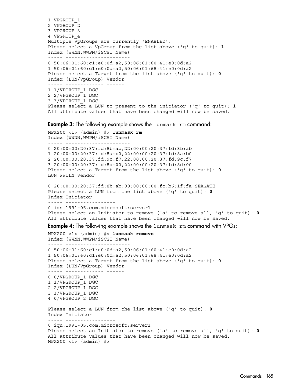 HP MPX200 Multifunction Router User Manual | Page 165 / 258