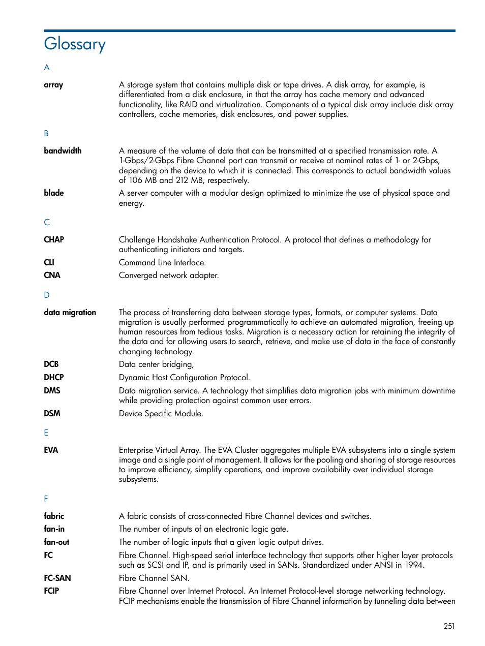 Glossary | HP MPX200 Multifunction Router User Manual | Page 251 / 258