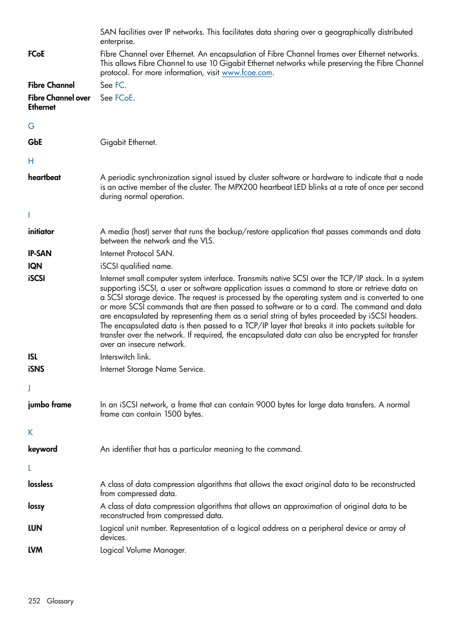 HP MPX200 Multifunction Router User Manual | Page 252 / 258