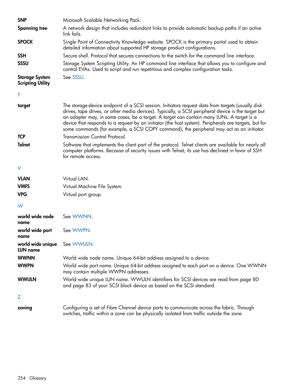 HP MPX200 Multifunction Router User Manual | Page 254 / 258