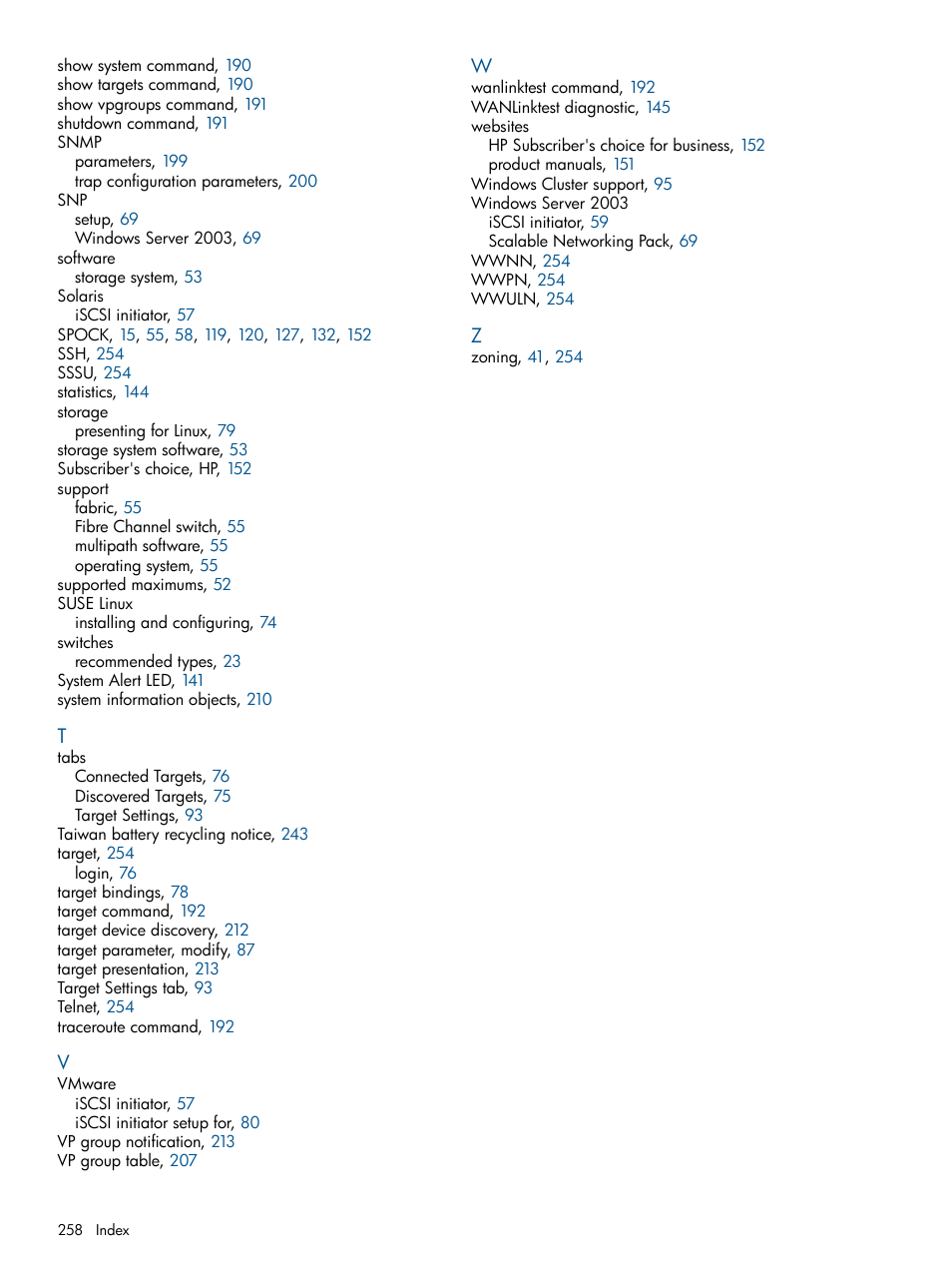 HP MPX200 Multifunction Router User Manual | Page 258 / 258