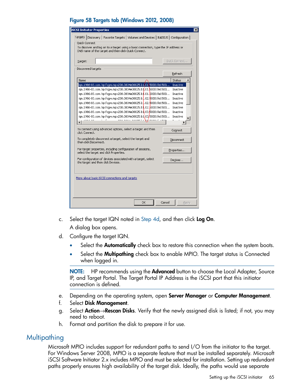 Multipathing | HP MPX200 Multifunction Router User Manual | Page 65 / 258