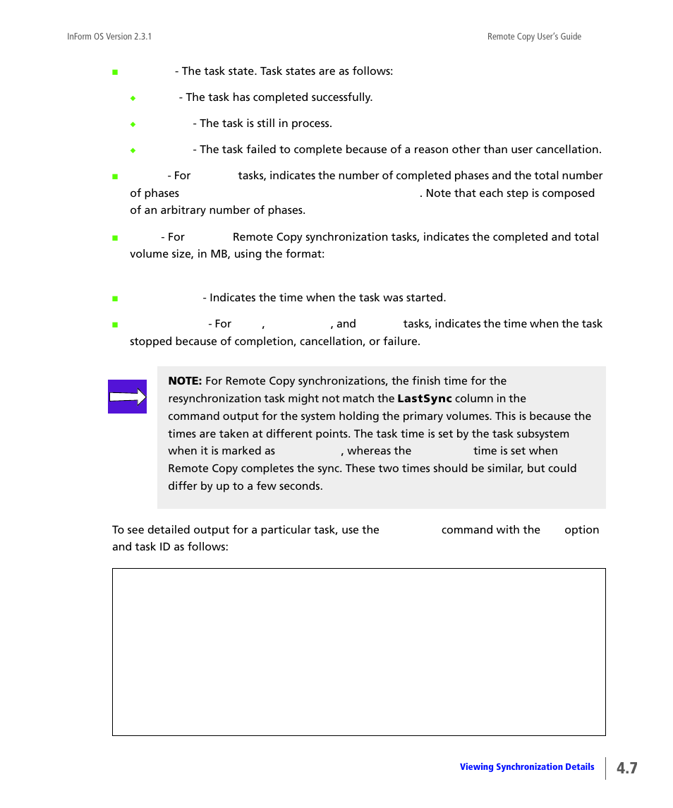 HP 3PAR Remote Copy Software User Manual | Page 113 / 344