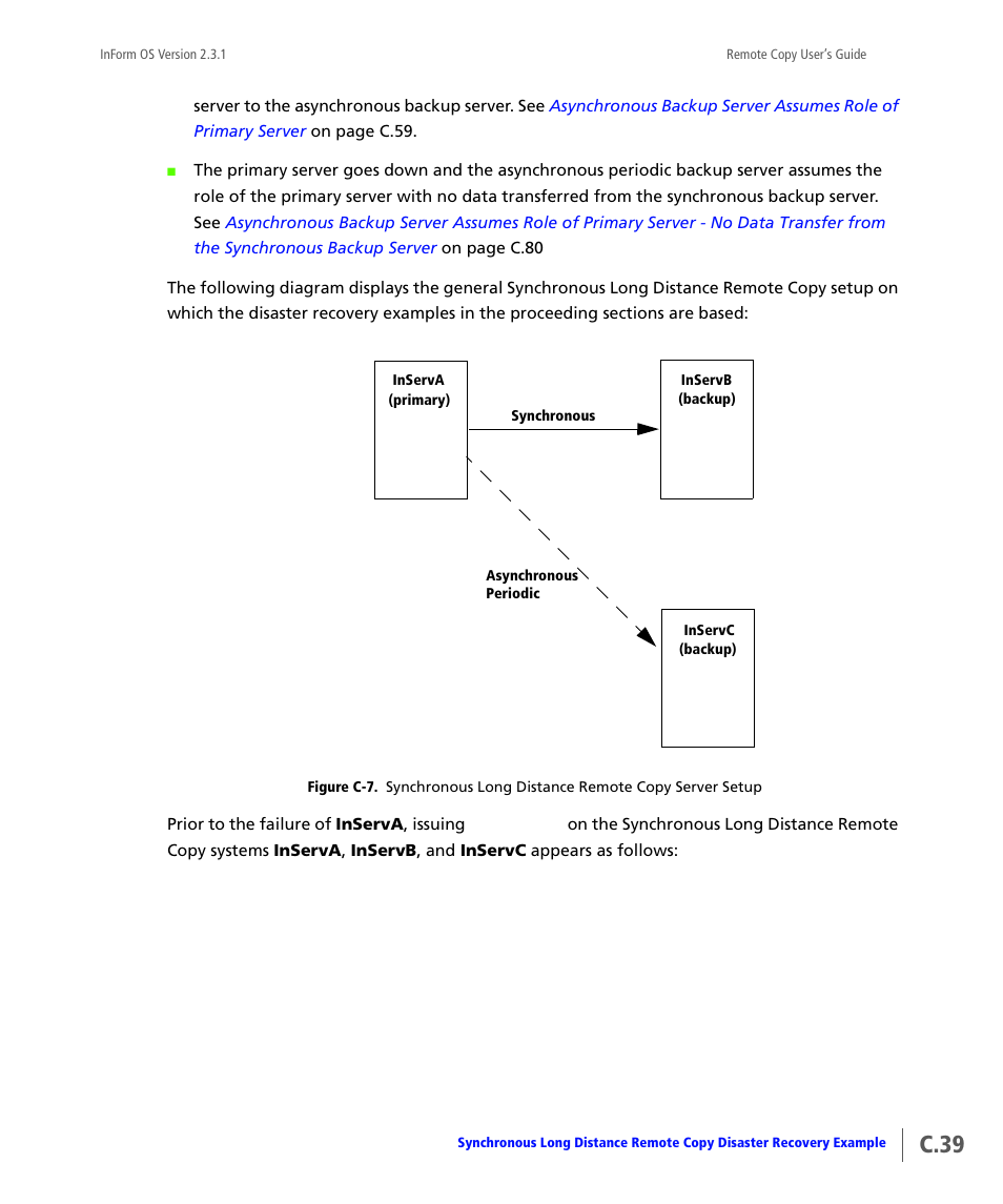 C.39 | HP 3PAR Remote Copy Software User Manual | Page 257 / 344