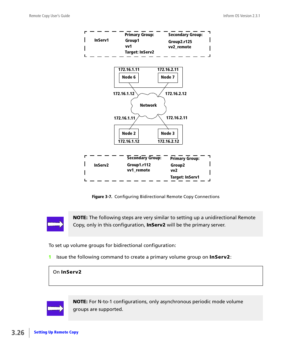 HP 3PAR Remote Copy Software User Manual | Page 88 / 344