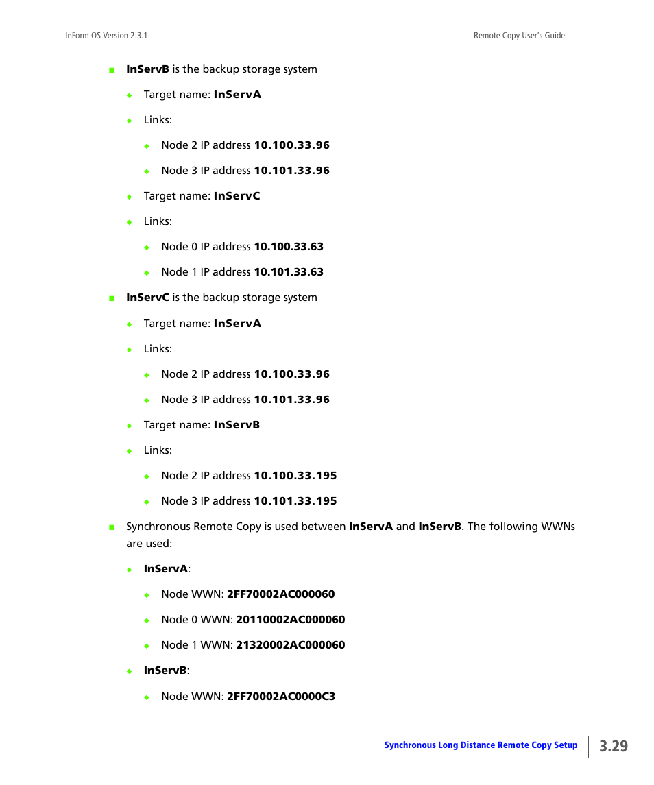 HP 3PAR Remote Copy Software User Manual | Page 91 / 344