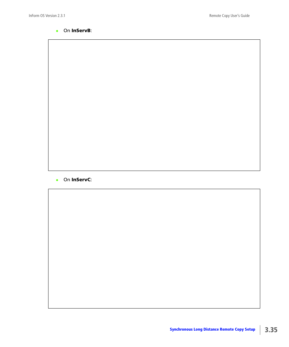 HP 3PAR Remote Copy Software User Manual | Page 97 / 344