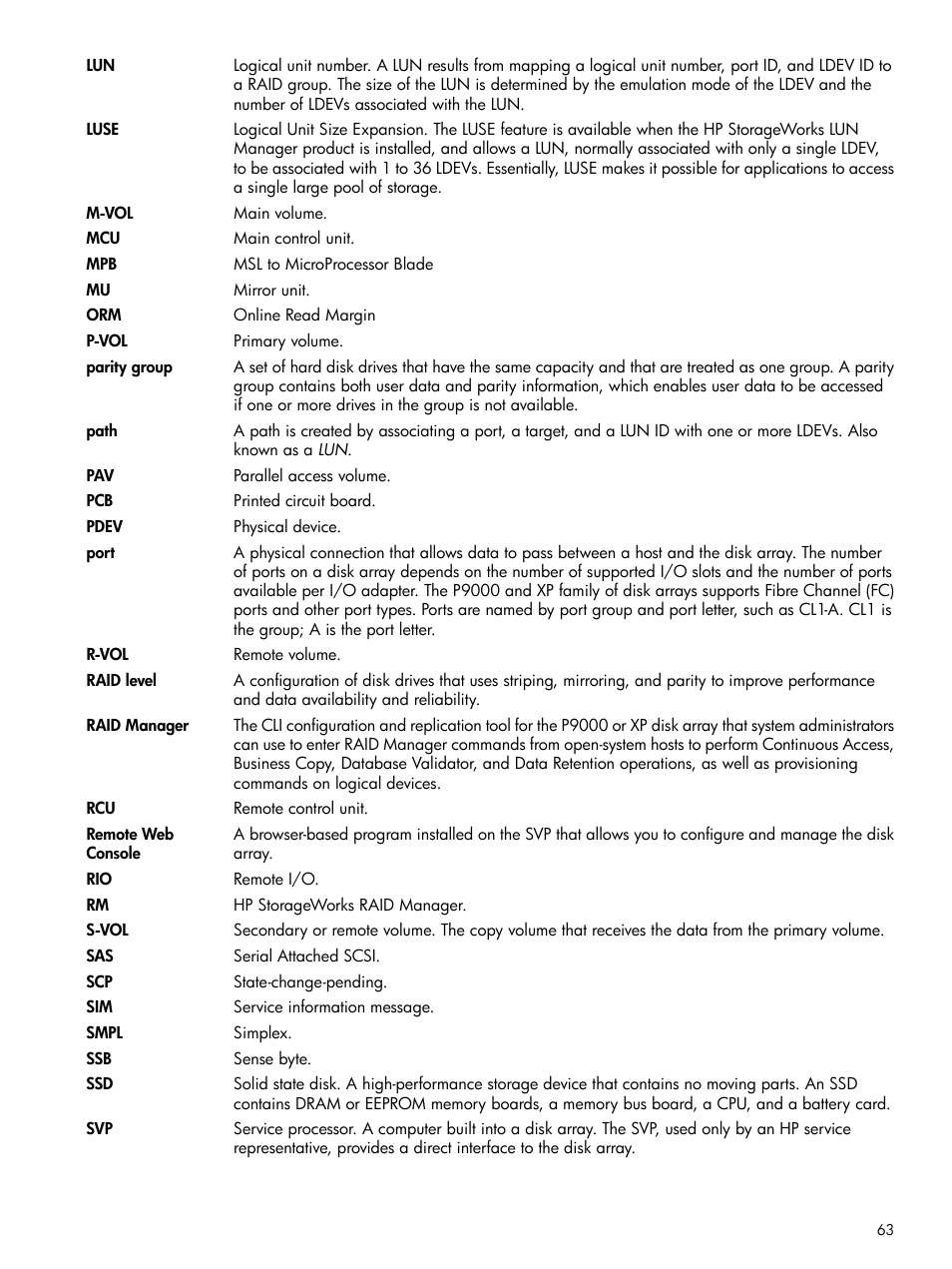 HP XP P9000 Auto LUN Software User Manual | Page 63 / 66