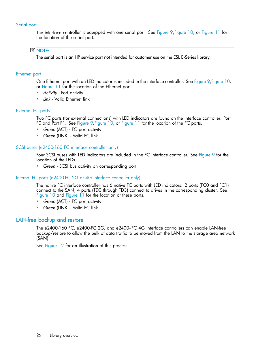 Lan-free backup and restore | HP ESL E-series Tape Libraries User Manual | Page 26 / 141