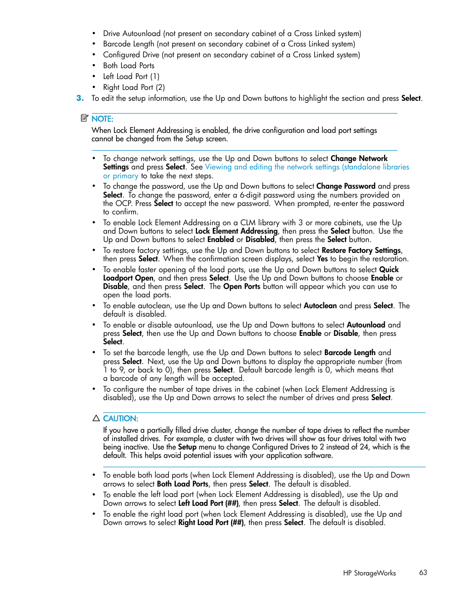 HP ESL E-series Tape Libraries User Manual | Page 63 / 141