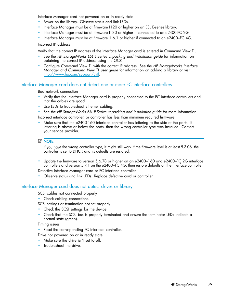 HP ESL E-series Tape Libraries User Manual | Page 79 / 141